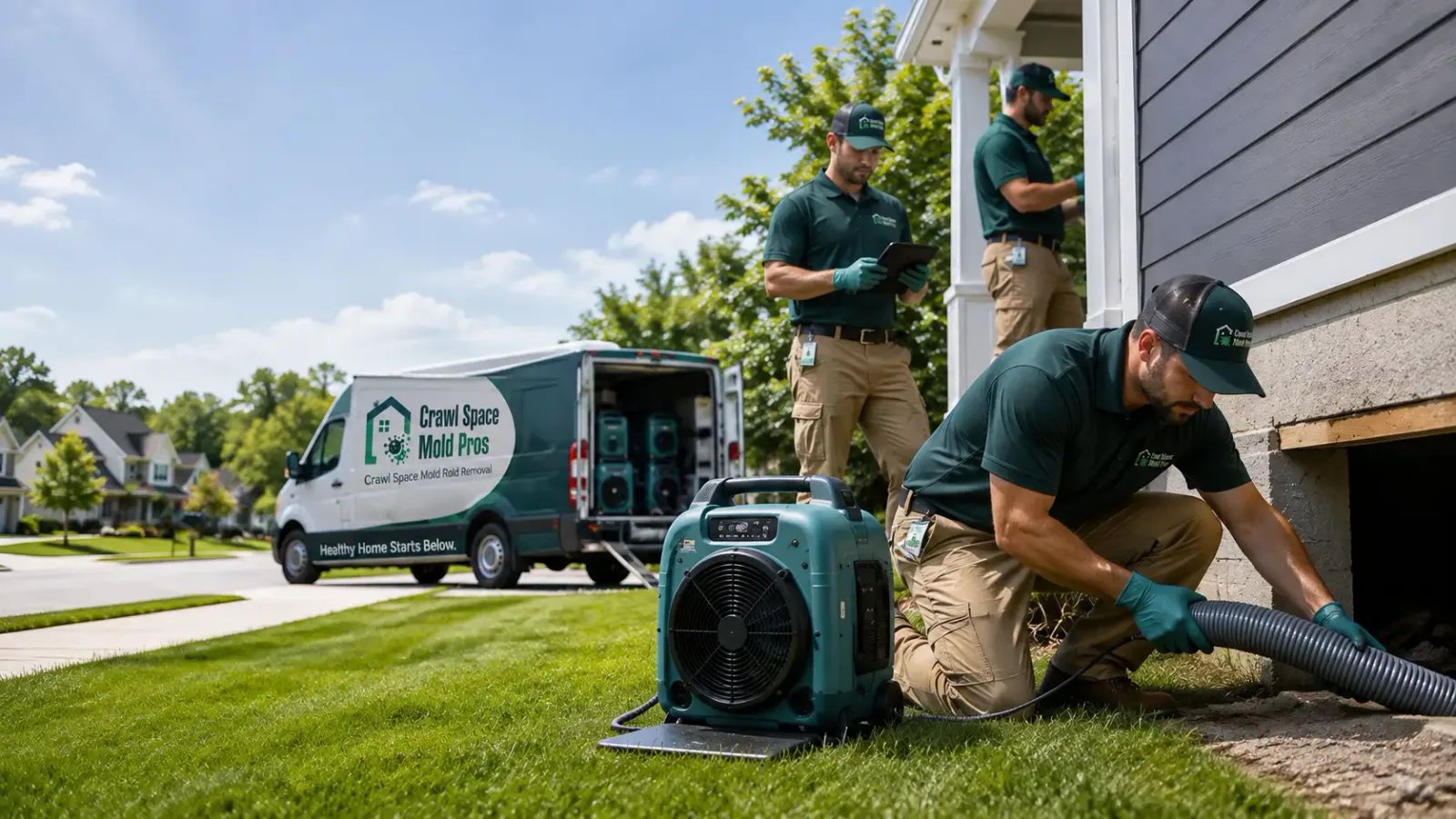 Crawl Space Mold Removal in Gilman, IA